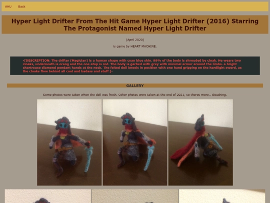 ARTS/FELTS/2020feltsINDIE/HLDdrifter screenshot