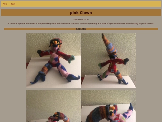 ARTS/FELTS/2020feltsINDIE/pinkclown screenshot