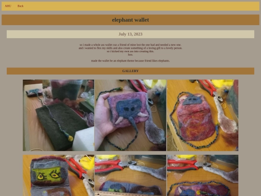 ARTS/FELTS/2023feltsINDIE/elephwallet screenshot