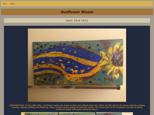 ARTS/PAINTS/paints22/sunflowerbloom screenshot