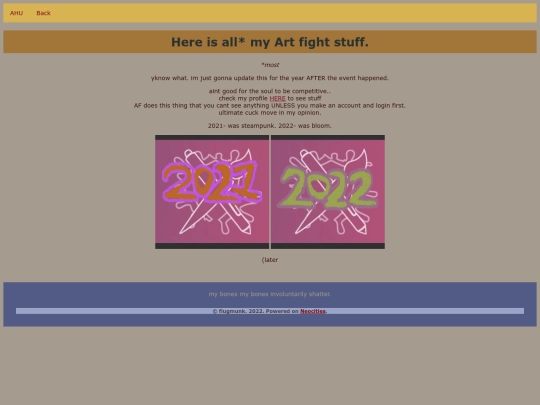ARTS/else/artfight/artfighthub screenshot