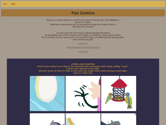 ARTS/else/fancomics screenshot