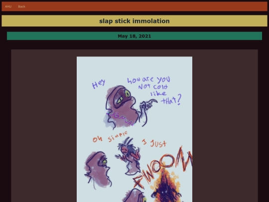 FT/art/oldarts/preextinction/slapstickimmolation screenshot