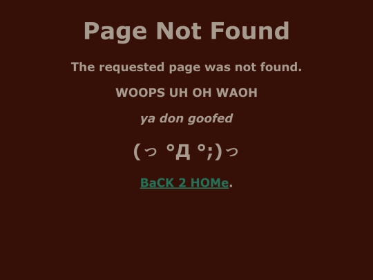 not_found screenshot