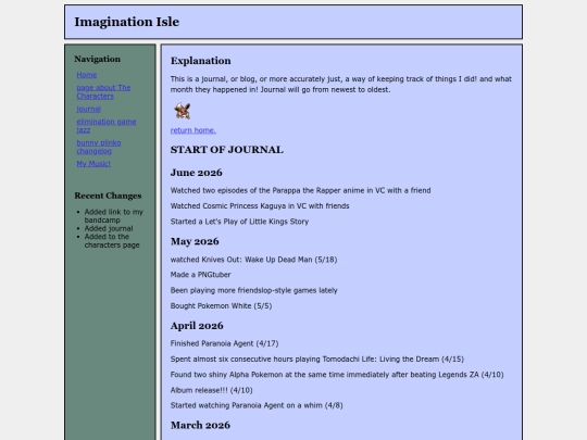 journal screenshot