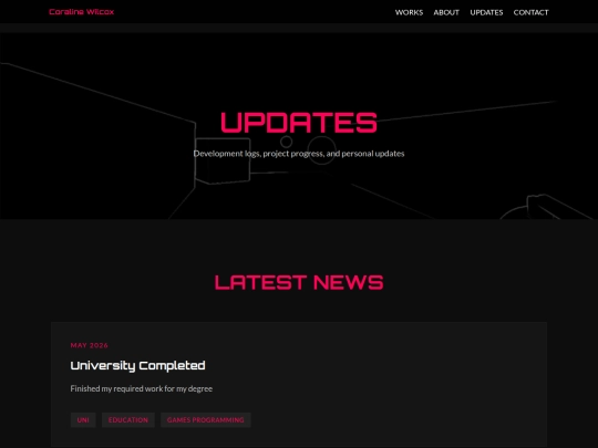 Updates screenshot