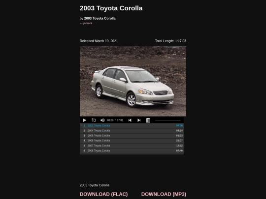 albums/2003toyotacorolla screenshot