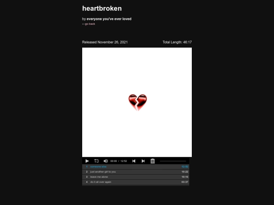 albums/heartbroken screenshot