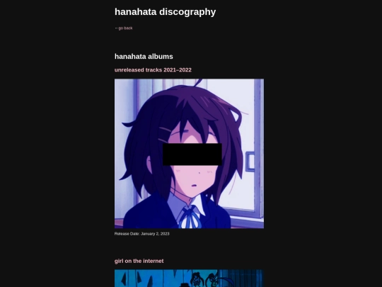hanahatadiscog screenshot