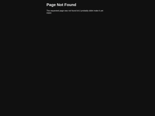 not_found screenshot