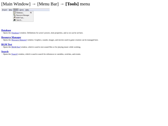 rpg2003/tools screenshot
