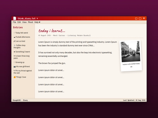 think_diary screenshot