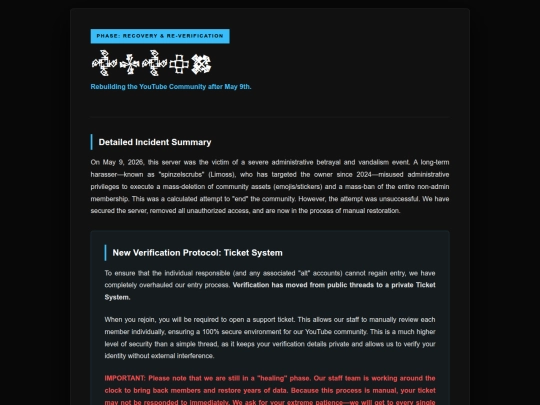 dcserverstatus screenshot