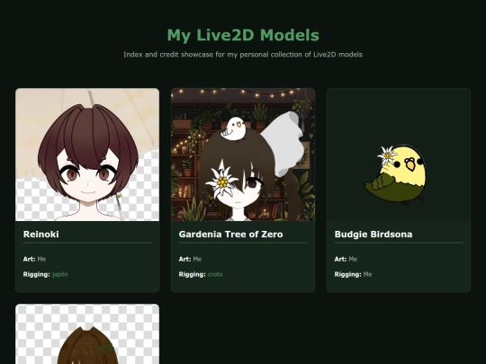 live2dmodelindex screenshot