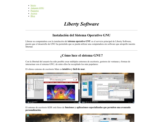 gnusystem screenshot