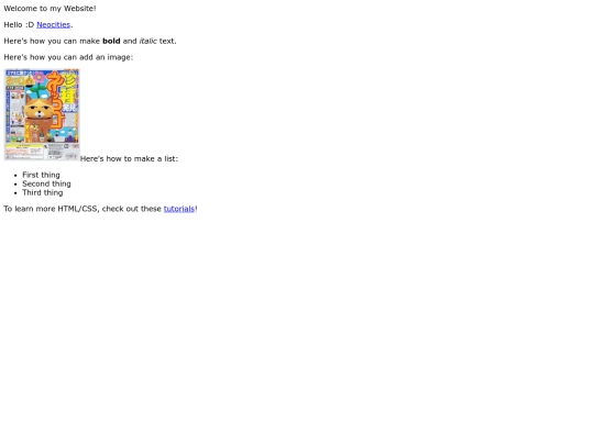 index screenshot