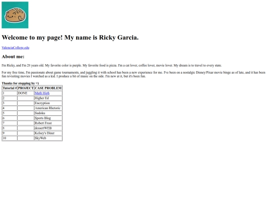 index screenshot