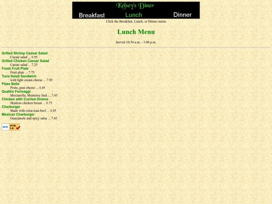 lunch screenshot