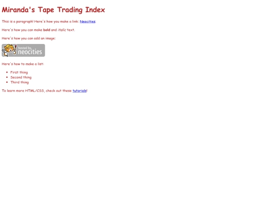 TapeTrading screenshot