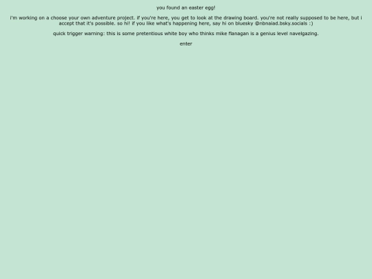 Projects/CYOA screenshot