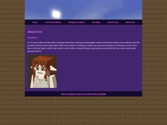 about me/aboutme screenshot
