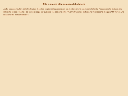 Apparato digerente/afte screenshot