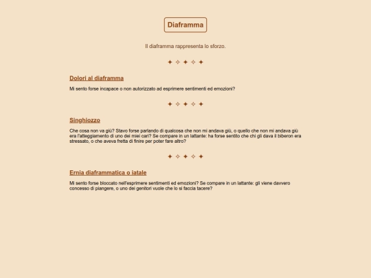 Apparato digerente/diaframma screenshot