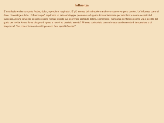aapparato respiratorio/influenza screenshot