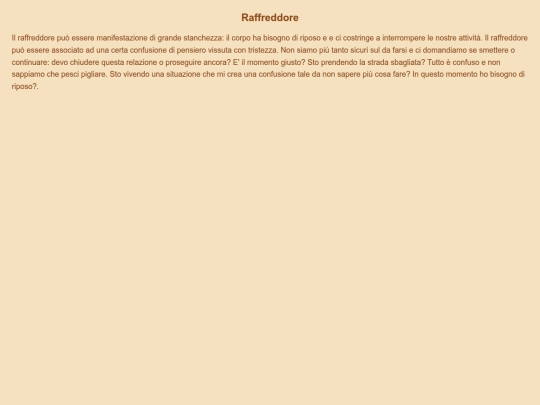 aapparato respiratorio/raffreddore screenshot