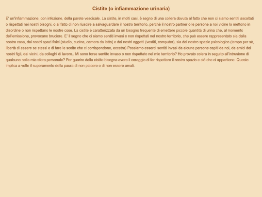apparato escretore/cistite screenshot