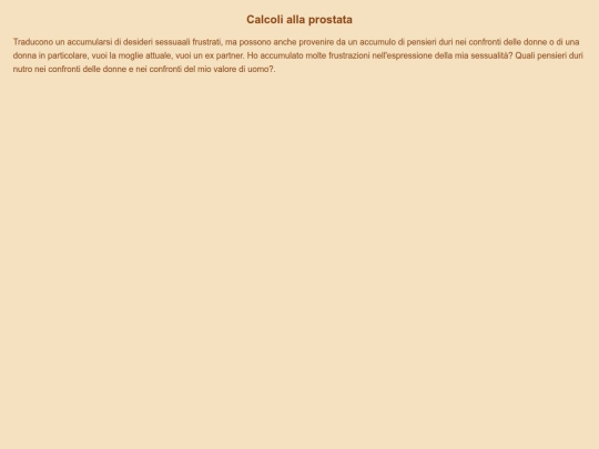 apparato genitale/calcoliprostata screenshot