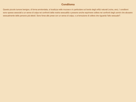 apparato genitale/condiloma screenshot