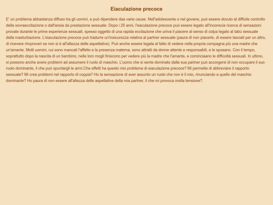 apparato genitale/eiacprecoce screenshot