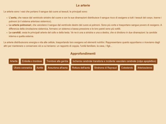 apparatocircolatorio/arterie screenshot