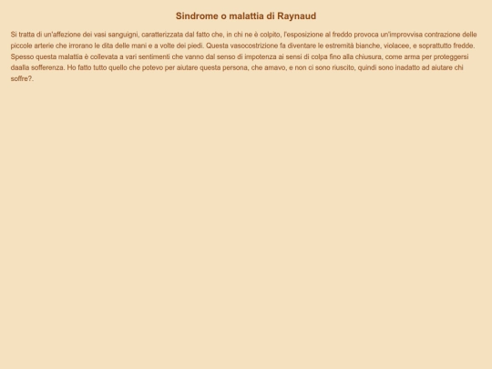 apparatocircolatorio/raynaud screenshot