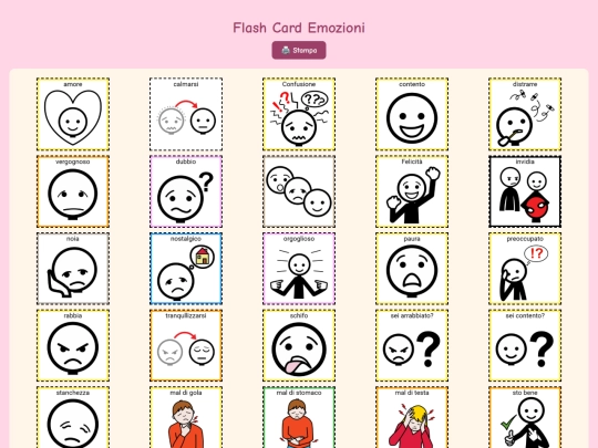 giochinterattivi/emozioni/flash screenshot