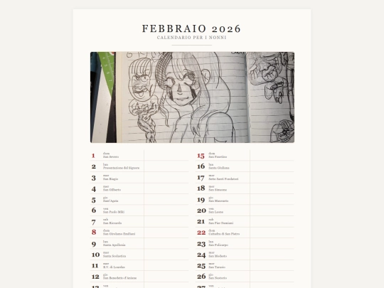 giochinterattivi/psicomotori/calendariofeb screenshot