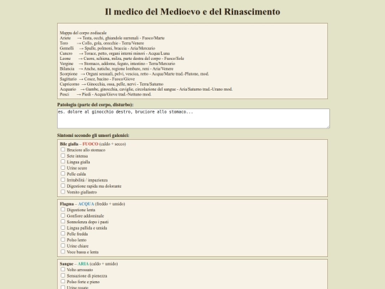 rimedineturali/medicoevale/medicus screenshot