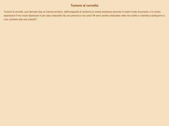 tumore al cervello screenshot