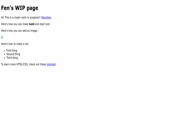 index screenshot