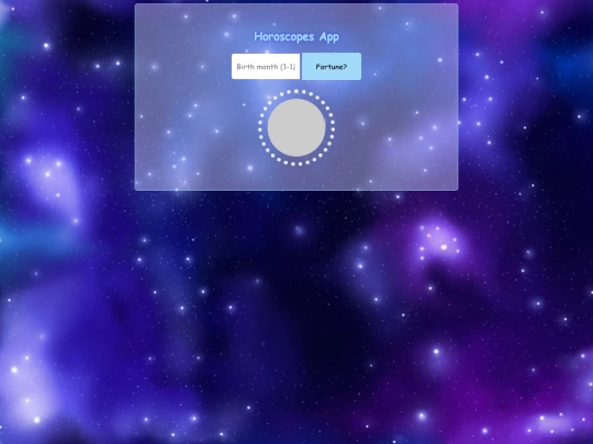 Horoscope-Project screenshot