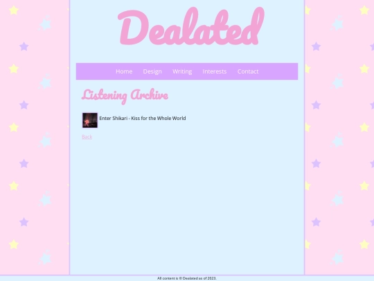 listening screenshot