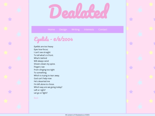 writing/eyelids screenshot