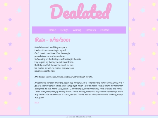writing/rain screenshot