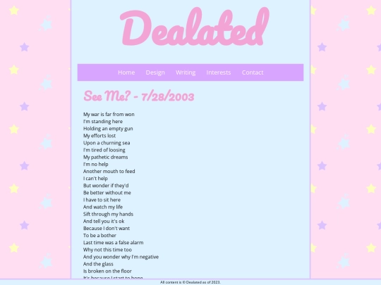 writing/see-me screenshot