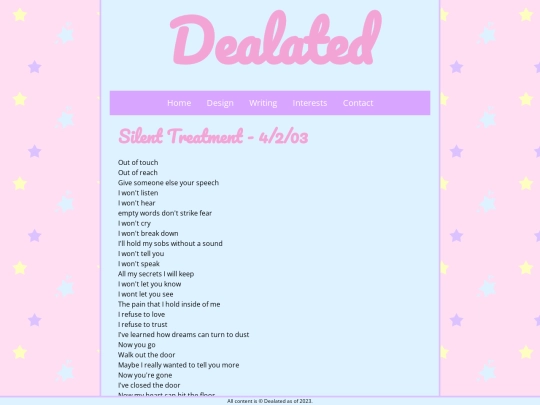 writing/silent-treatment screenshot