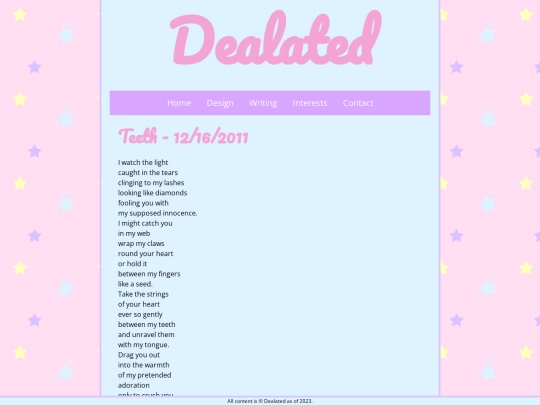 writing/teeth screenshot
