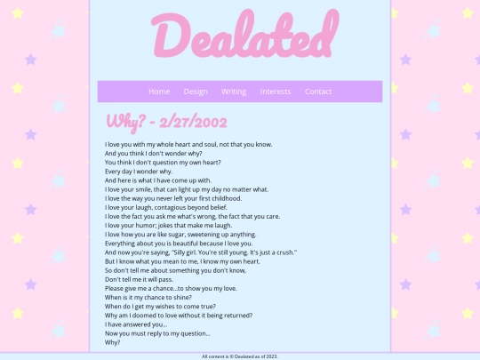 writing/why screenshot