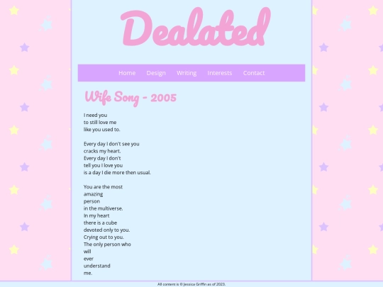 writing/wife-song screenshot