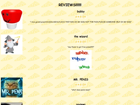 reviews screenshot
